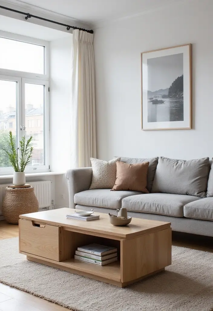 30+ Scandinavian Cottage Designs That Bring Nordic Charm 4 30+ Scandinavian Cottage Designs That Bring Nordic Charm - 4. Functional Furniture