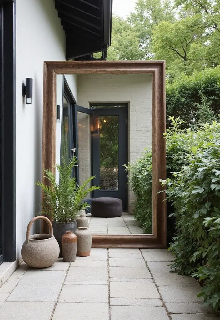 30+ Scandinavian Exterior Ideas for a Sleek Nordic Home 15 30+ Scandinavian Exterior Ideas for a Sleek Nordic Home - 15. Outdoor Mirrors