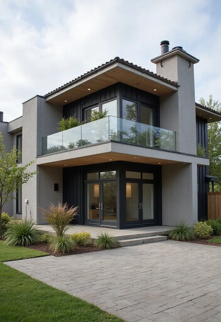 30+ Scandinavian Exterior Ideas for a Sleek Nordic Home 20 30+ Scandinavian Exterior Ideas for a Sleek Nordic Home - 20. Architectural Overhangs