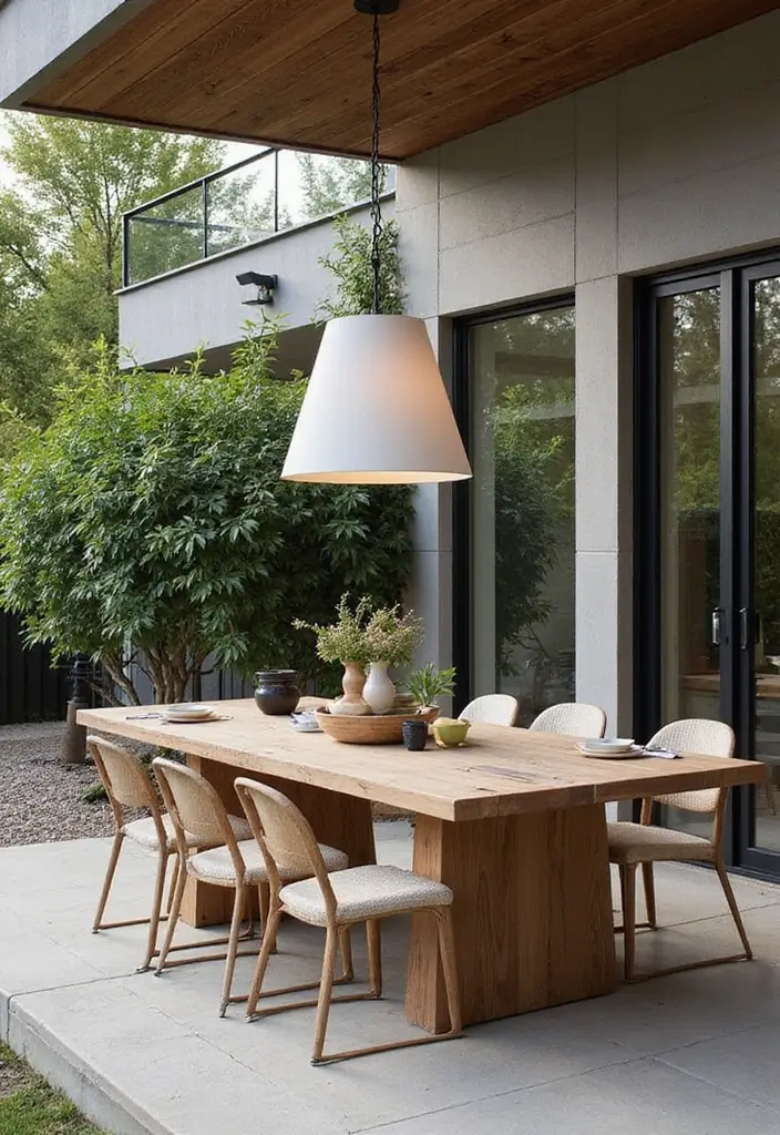 30+ Scandinavian Exterior Ideas for a Sleek Nordic Home 5 30+ Scandinavian Exterior Ideas for a Sleek Nordic Home - 5. Statement Pendant Lights