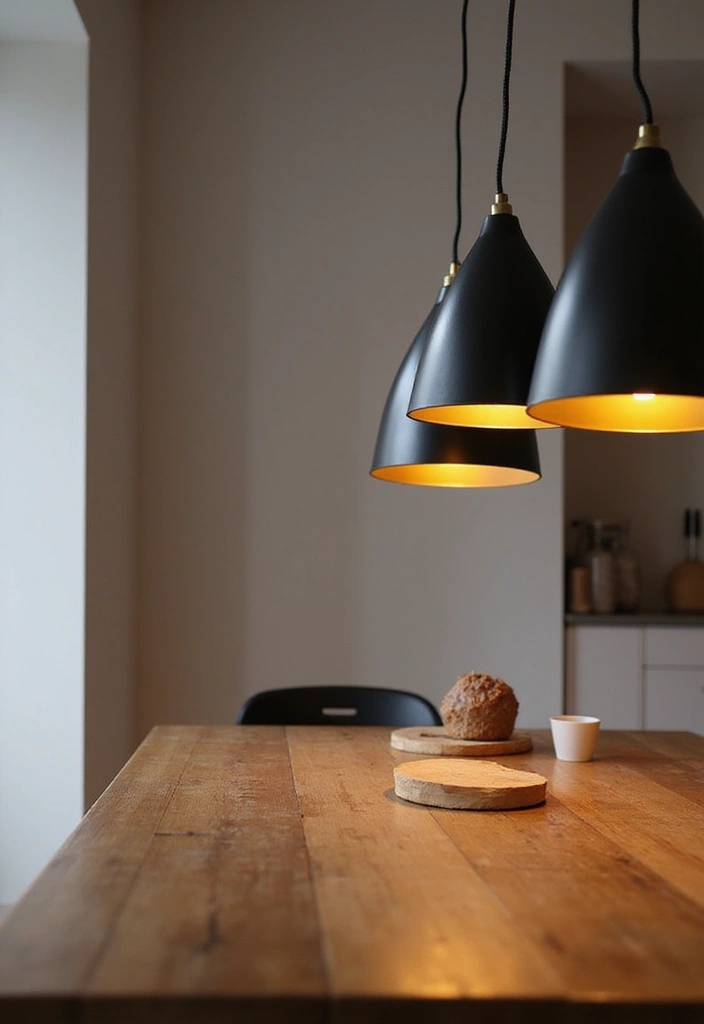 30+ Scandinavian Kitchen Lighting Ideas That Wow Guests 1 30+ Scandinavian Kitchen Lighting Ideas That Wow Guests - 1. Minimalist Pendant Lights