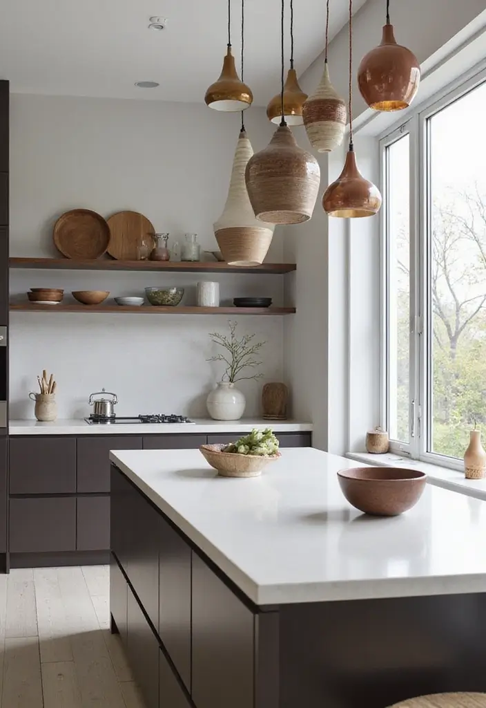 30+ Scandinavian Kitchen Lighting Ideas That Wow Guests 15 30+ Scandinavian Kitchen Lighting Ideas That Wow Guests - 15. Multi-Pendant Clusters