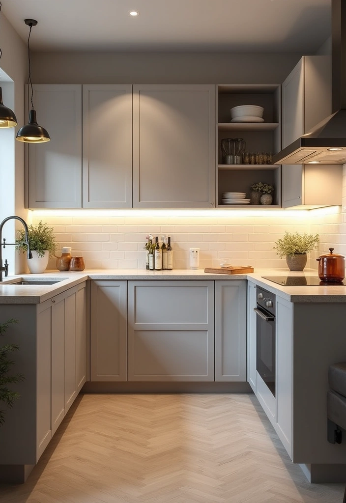 30+ Scandinavian Kitchen Lighting Ideas That Wow Guests 21 30+ Scandinavian Kitchen Lighting Ideas That Wow Guests - 21. Combined Lighting Strategies