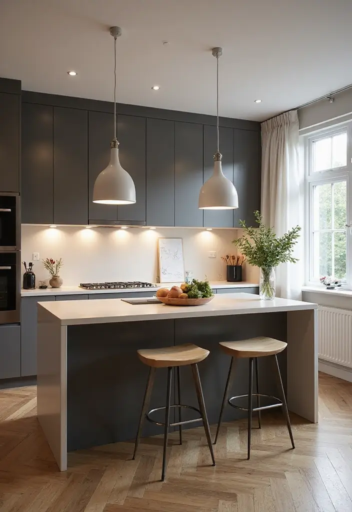 30+ Scandinavian Kitchen Lighting Ideas That Wow Guests 24 30+ Scandinavian Kitchen Lighting Ideas That Wow Guests - 24. Layered Light Levels