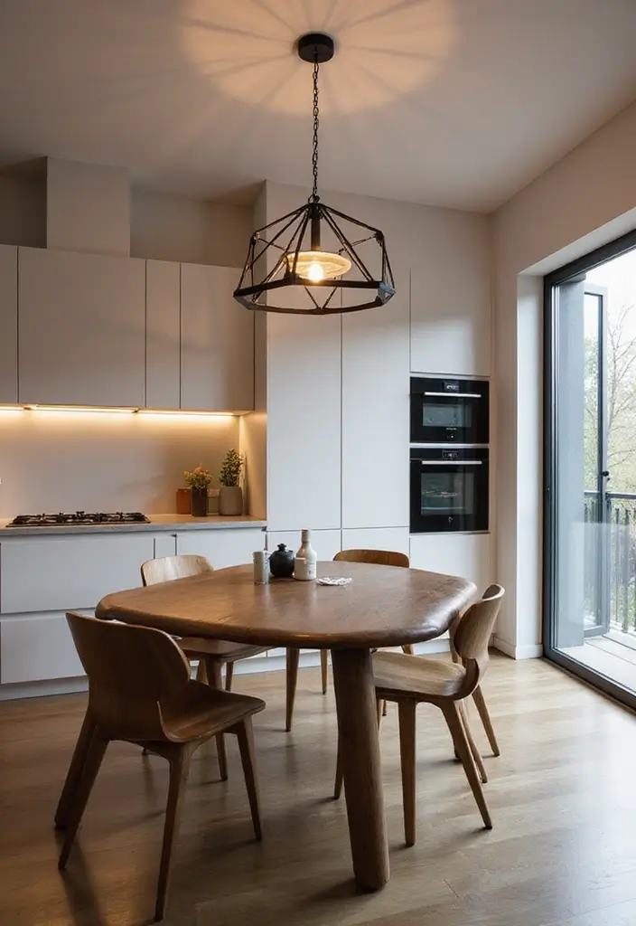 30+ Scandinavian Kitchen Lighting Ideas That Wow Guests 4 30+ Scandinavian Kitchen Lighting Ideas That Wow Guests - 4. Statement Chandeliers