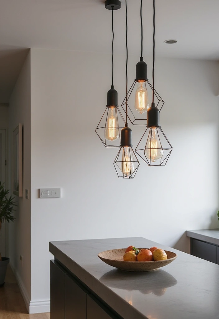 30+ Scandinavian Kitchen Lighting Ideas That Wow Guests 8 30+ Scandinavian Kitchen Lighting Ideas That Wow Guests - 8. Geometric Designs