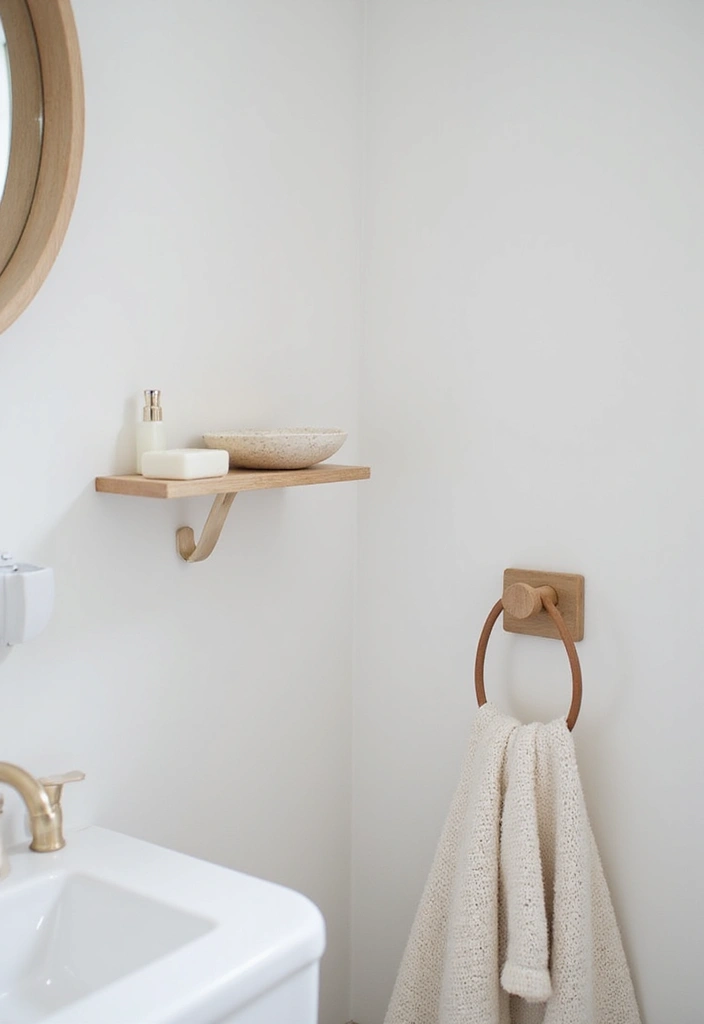 30+ Scandinavian Powder Room Ideas With Timeless Style 19 30+ Scandinavian Powder Room Ideas With Timeless Style - 19. Simple Accessories