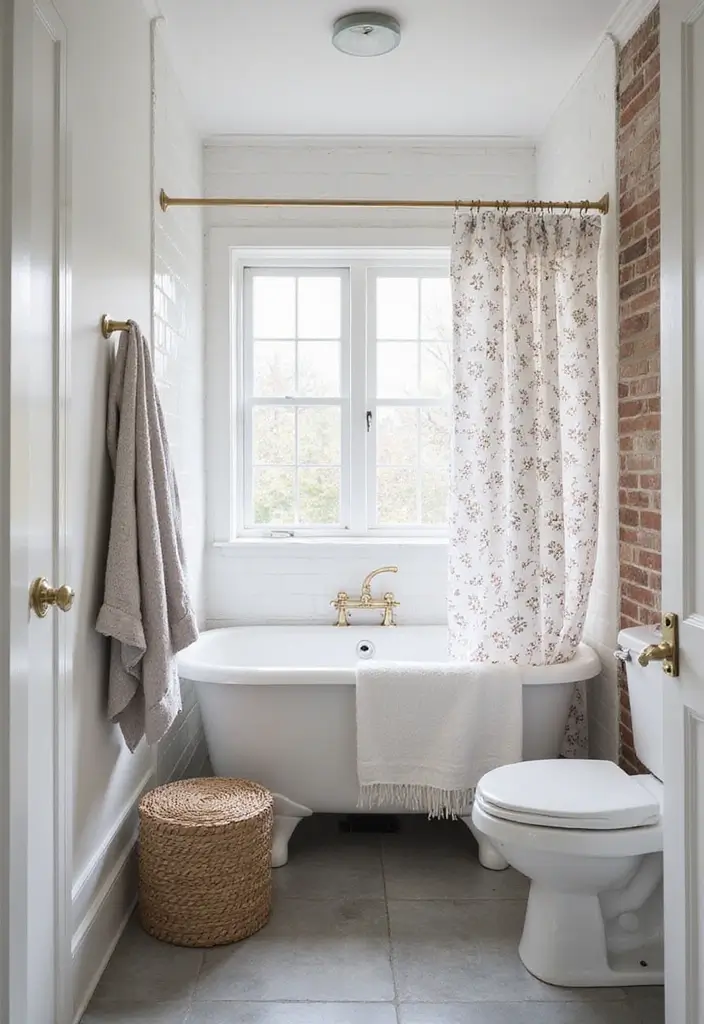 30+ Scandinavian Powder Room Ideas With Timeless Style 22 30+ Scandinavian Powder Room Ideas With Timeless Style - 22. Customized Shower Curtains