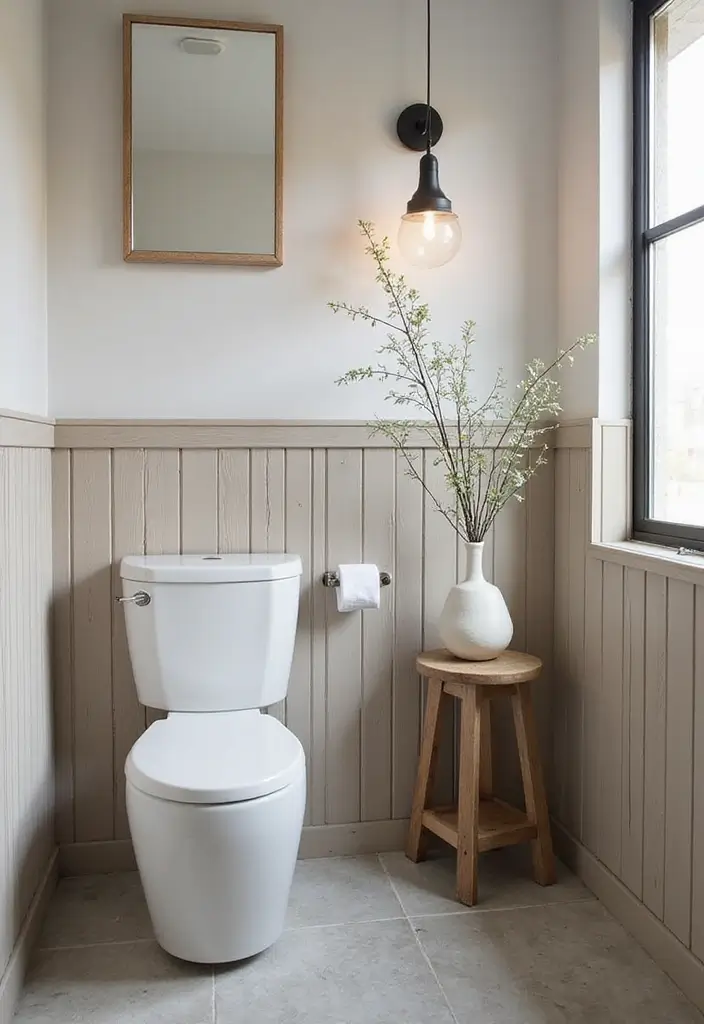 30+ Scandinavian Powder Room Ideas With Timeless Style 7 30+ Scandinavian Powder Room Ideas With Timeless Style - 7. Textured Wall Treatments