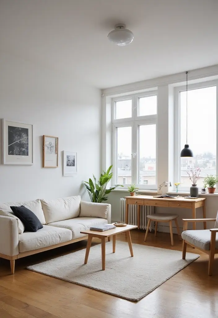 30+ Scandinavian Studio Apartment Designs for Urban Living 2 30+ Scandinavian Studio Apartment Designs for Urban Living - 2. Embracing Minimalism
