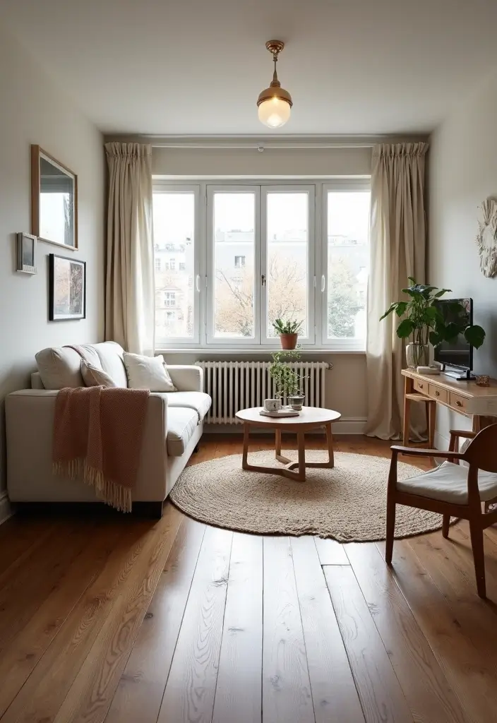 30+ Scandinavian Studio Apartment Designs for Urban Living 27 30+ Scandinavian Studio Apartment Designs for Urban Living - 27. Choosing the Right Flooring