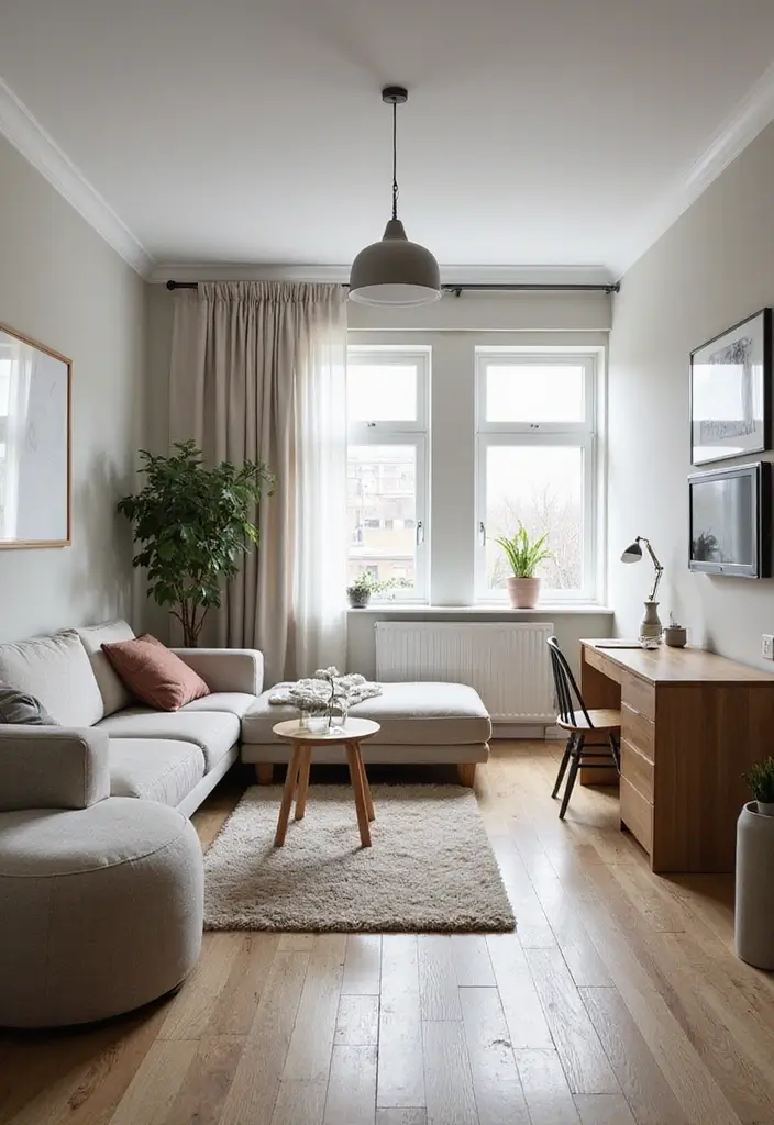 30+ Scandinavian Studio Apartment Designs for Urban Living 3 30+ Scandinavian Studio Apartment Designs for Urban Living - 3. Functional Furniture Solutions
