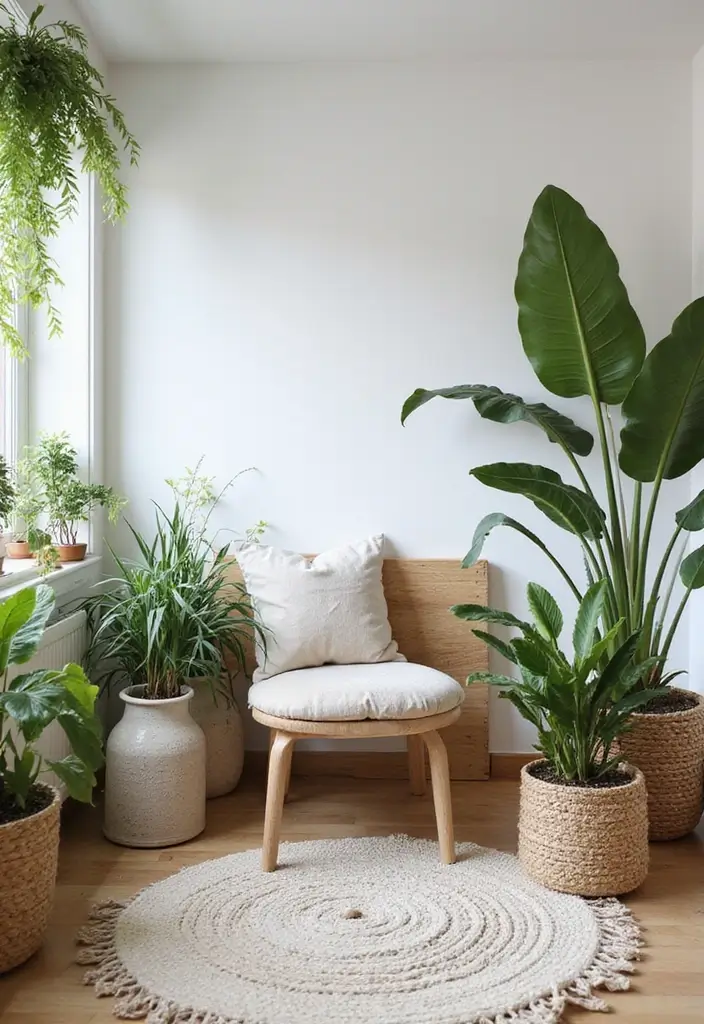 30+ Scandinavian Studio Apartment Designs for Urban Living 8 30+ Scandinavian Studio Apartment Designs for Urban Living - 8. Incorporating Nature Indoors