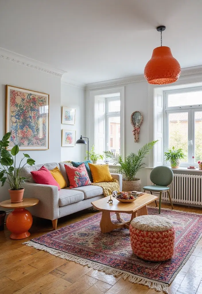 30+ Scandinavian Summer Cottage Ideas for Dreamy Retreats 24 30+ Scandinavian Summer Cottage Ideas for Dreamy Retreats - 24. Playful Design Elements