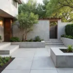 10 Backyard Concrete Wall Ideas for Modern Minimal Style