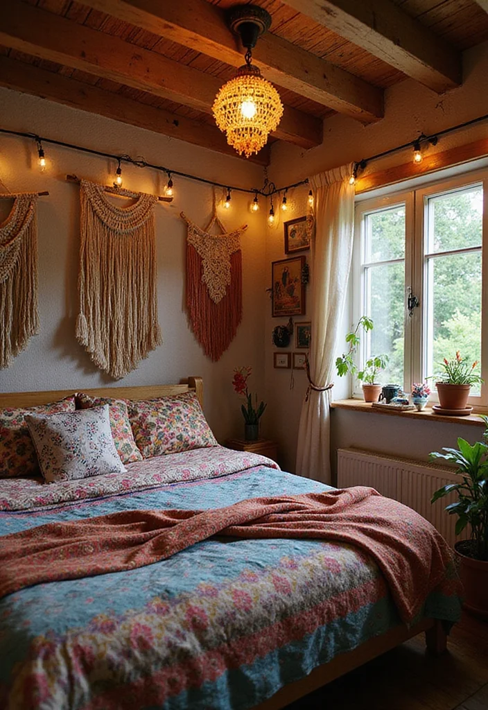 10 Bedroom Ideas Bloxburg for Trendy Creative Looks - 3. Boho-Chic Retreat