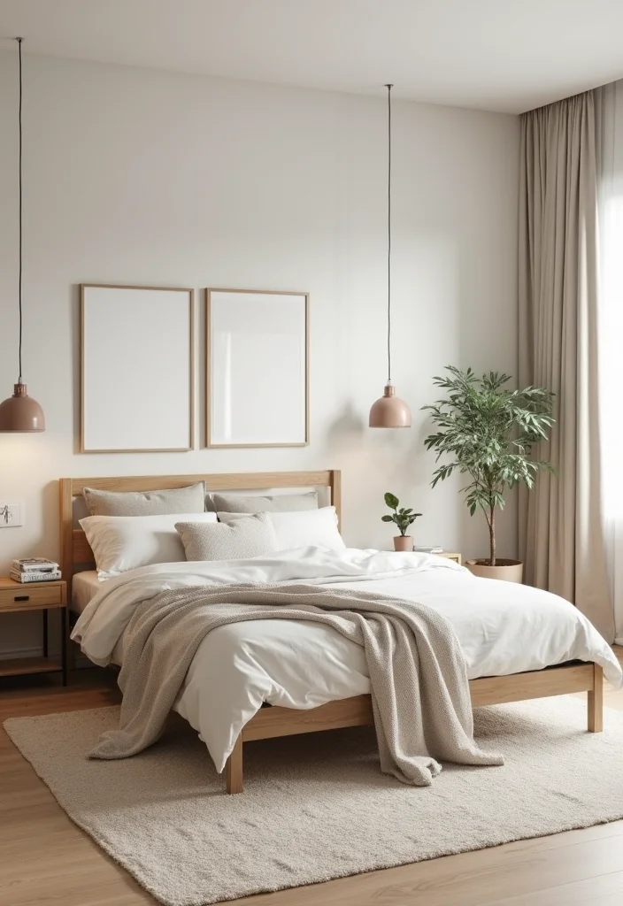 10 Bedroom Ideas Bloxburg for Trendy Creative Looks - 4. Minimalist Scandinavian Style