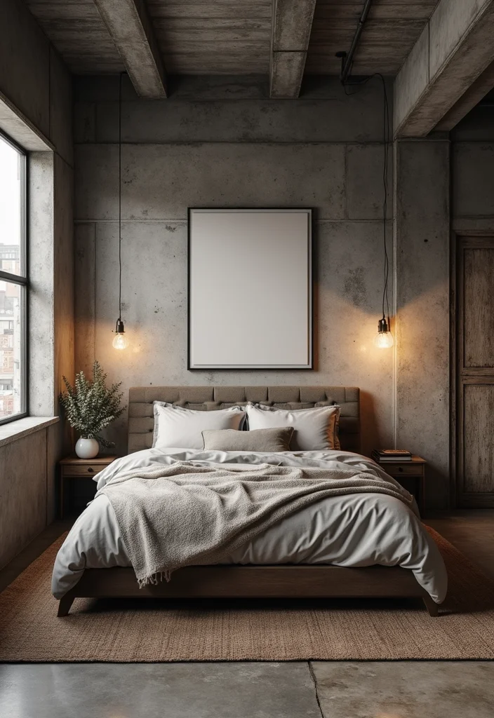 10 Bedroom Ideas Bloxburg for Trendy Creative Looks - 5. Industrial Edge