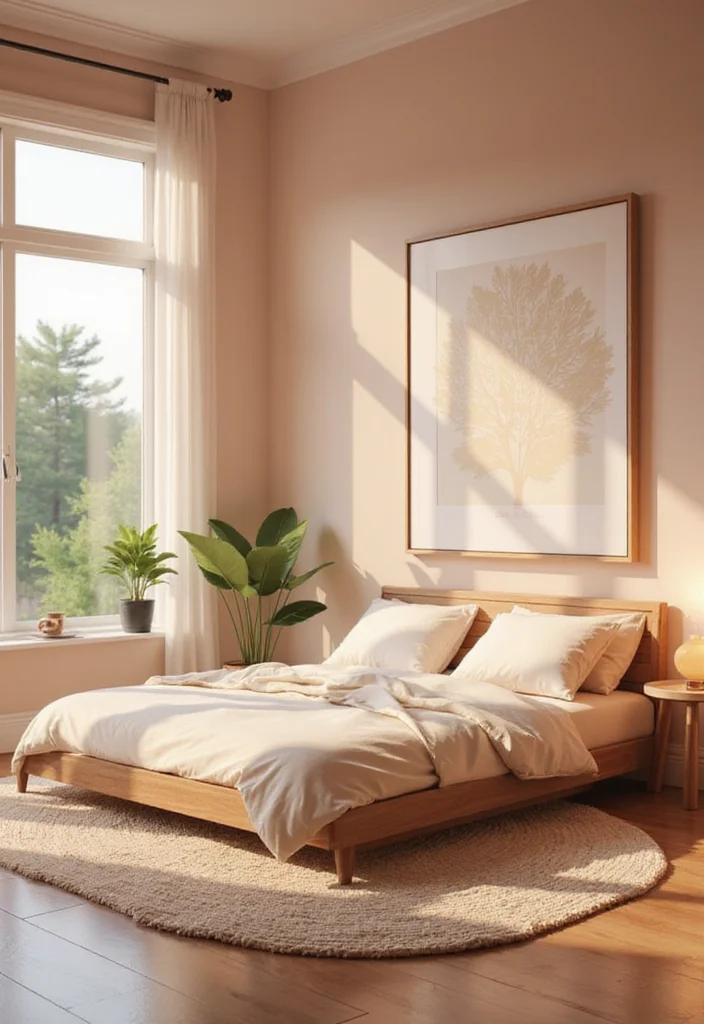 10 Bedroom Ideas Bloxburg for Trendy Creative Looks - 7. Zen Sanctuary