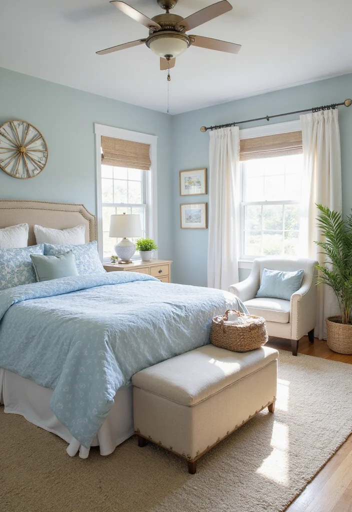 10 Bedroom Ideas Bloxburg for Trendy Creative Looks - 9. Coastal Escape