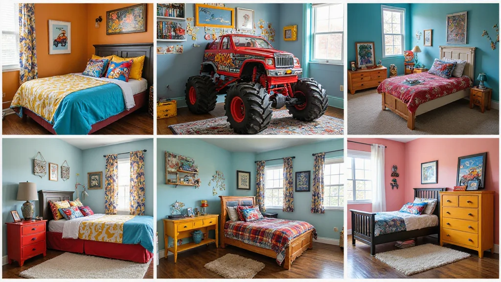10 Monster Truck Bedroom Ideas with Fun Bold Themes