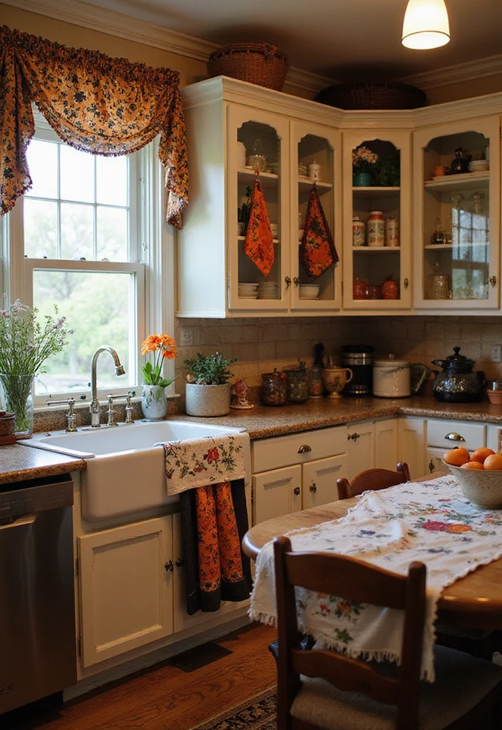 10 Witchy Kitchen Ideas for Mystical Cozy Aesthetics - 5. Cozy Textile Accents