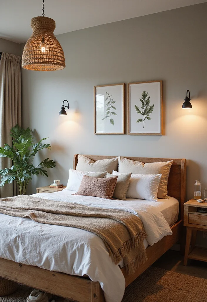 12 Airbnb Bedroom Ideas for Welcoming Easy Style - 11. Outdoor-Inspired Decor
