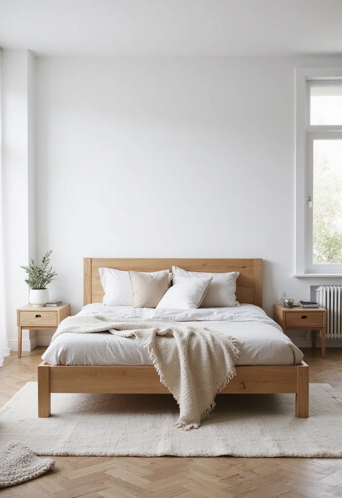 12 Airbnb Bedroom Ideas for Welcoming Easy Style - 2. Minimalist Scandinavian Design