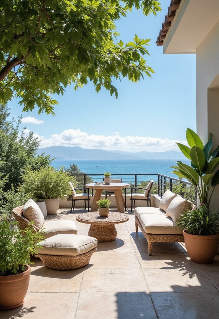 12 Beach House Backyard Ideas for Breezy Coastal Living - 4. Seaside Patio Ideas