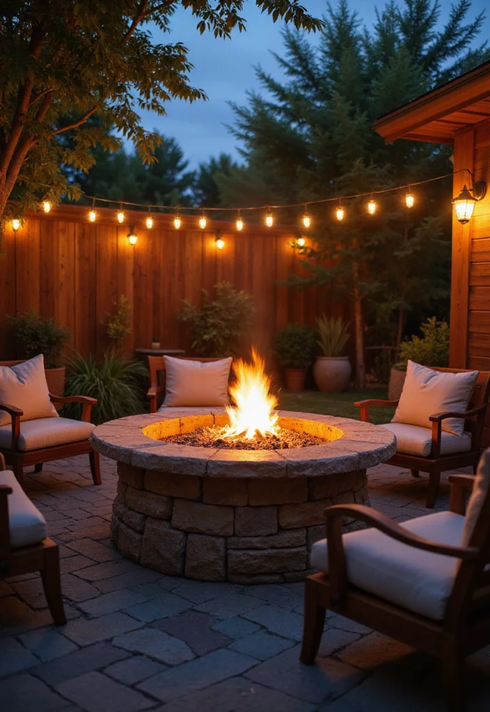 12 Beach House Backyard Ideas for Breezy Coastal Living - 7. Cozy Fire Pit Area