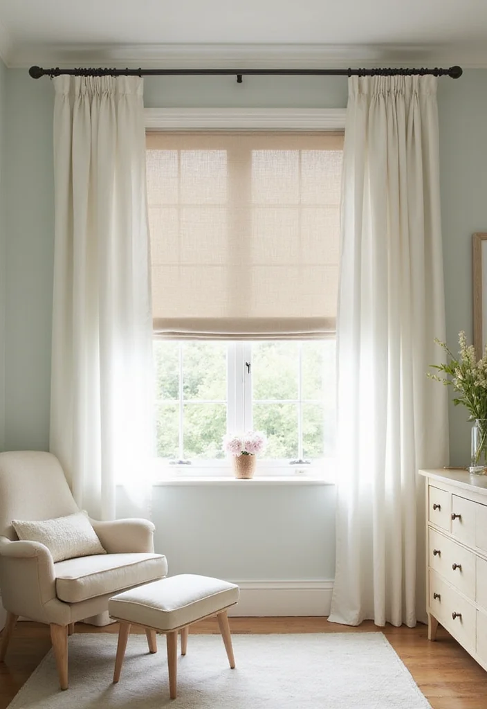 12 Bedroom Blinds Ideas for Style, Light, and Privacy 12 12 Bedroom Blinds Ideas for Style, Light, and Privacy - 2. Linen Roller Blinds for Softness