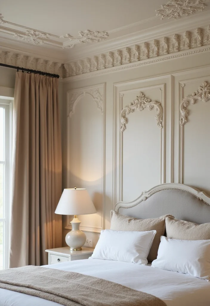 12 Bedroom Molding Ideas for Elegant Architectural Detail - 1. Crown Molding Designs That Dazzle