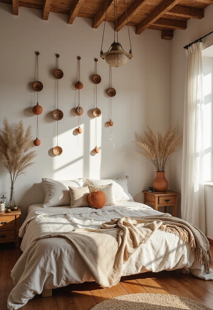 12 Green and Brown Bedroom Ideas for Earthy Natural Balance 78 12 Green and Brown Bedroom Ideas for Earthy Natural Balance - 8. Earthy Accents and Accessories