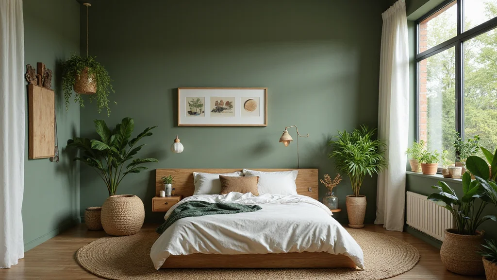 12 Green and Brown Bedroom Ideas for Earthy Natural Balance