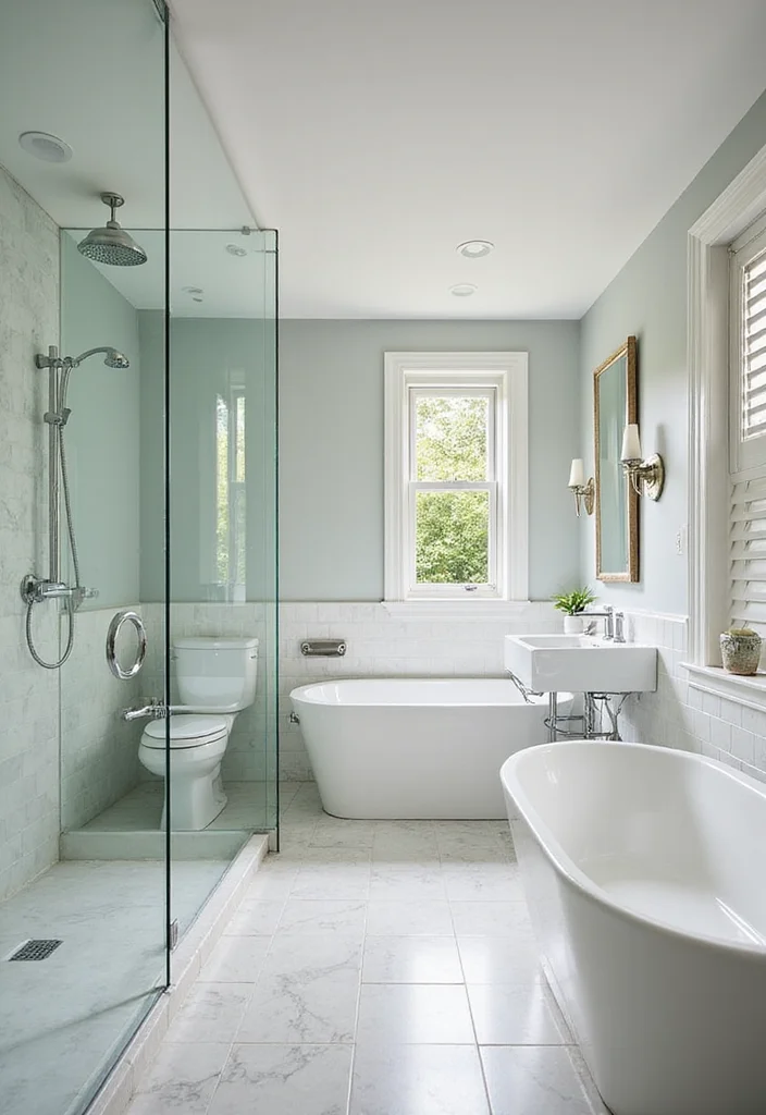 12 Joanna Gaines Bathroom Ideas for Cozy Simple Charm - 12. Embrace Open Spaces