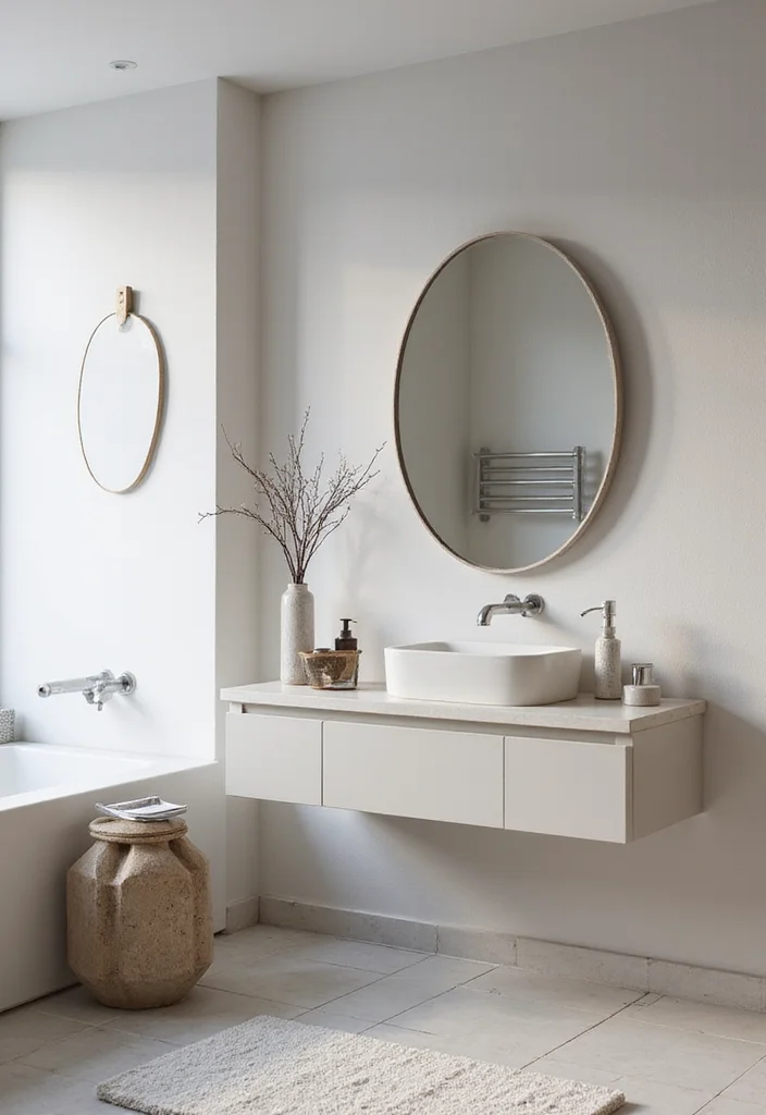 12 Joanna Gaines Bathroom Ideas for Cozy Simple Charm - 8. Minimalist Decor