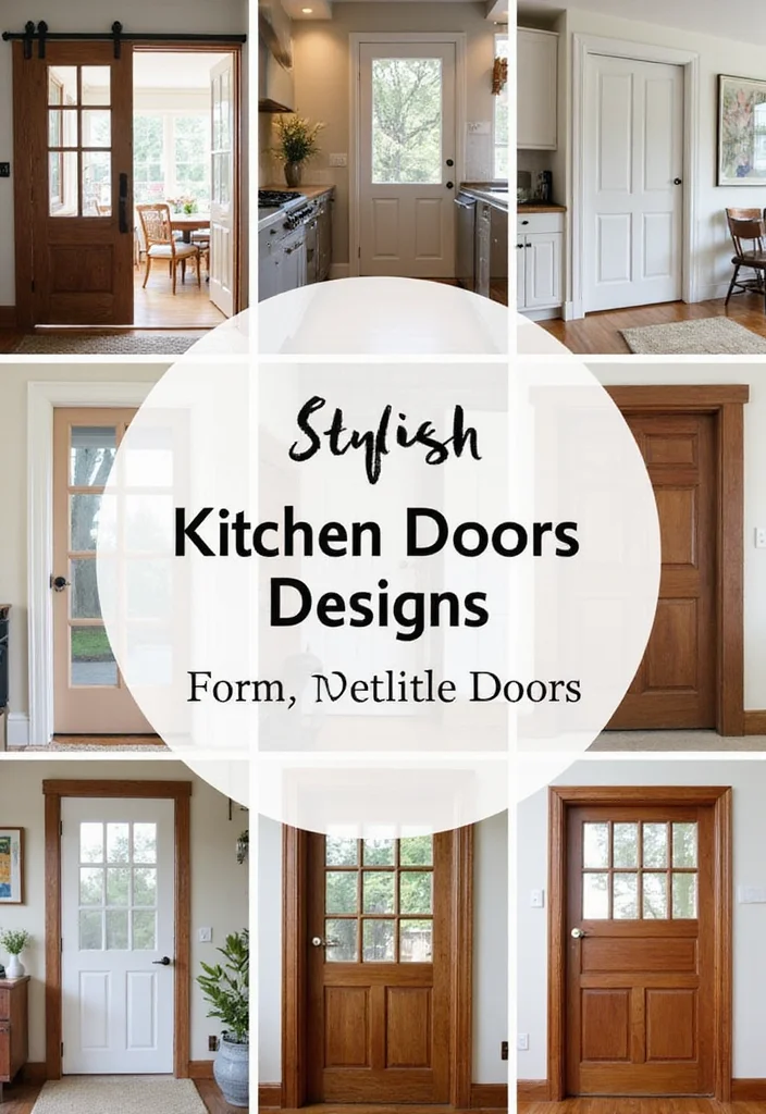 12 Kitchen Door Ideas for Functional Stylish Transitions - Conclusion