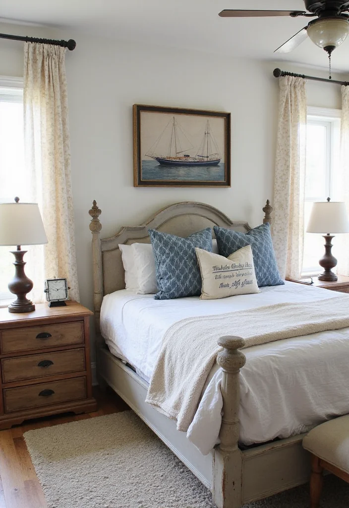 12 Lake House Bedroom Ideas for Relaxed Waterfront Style - 5. Nautical Elements