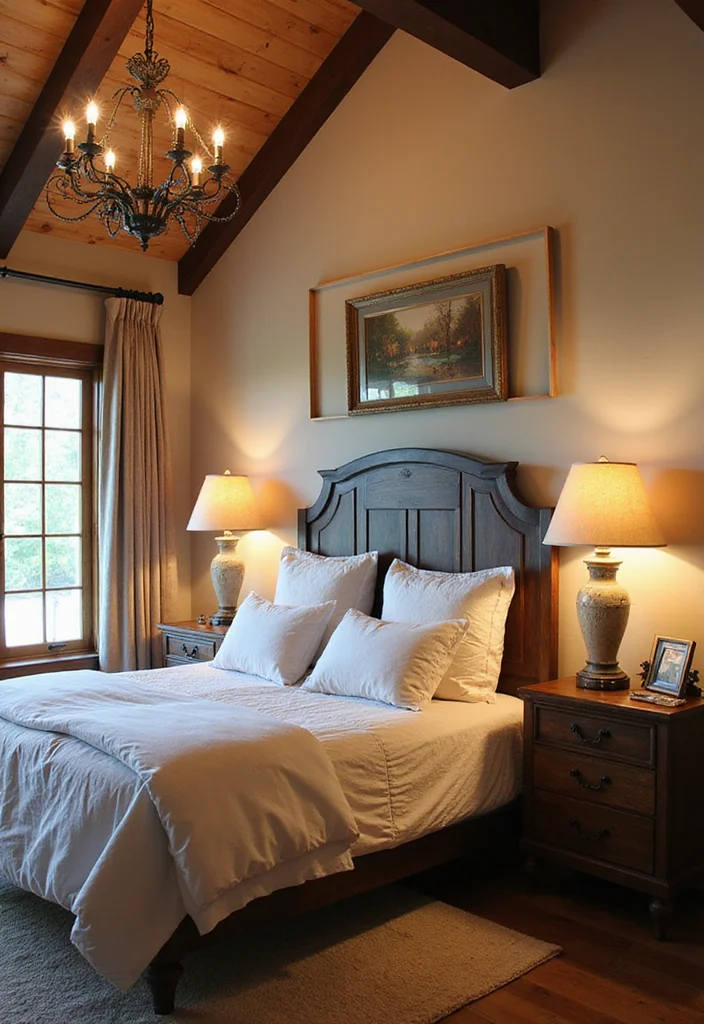12 Lake House Bedroom Ideas for Relaxed Waterfront Style - 8. Rustic Lighting Fixtures