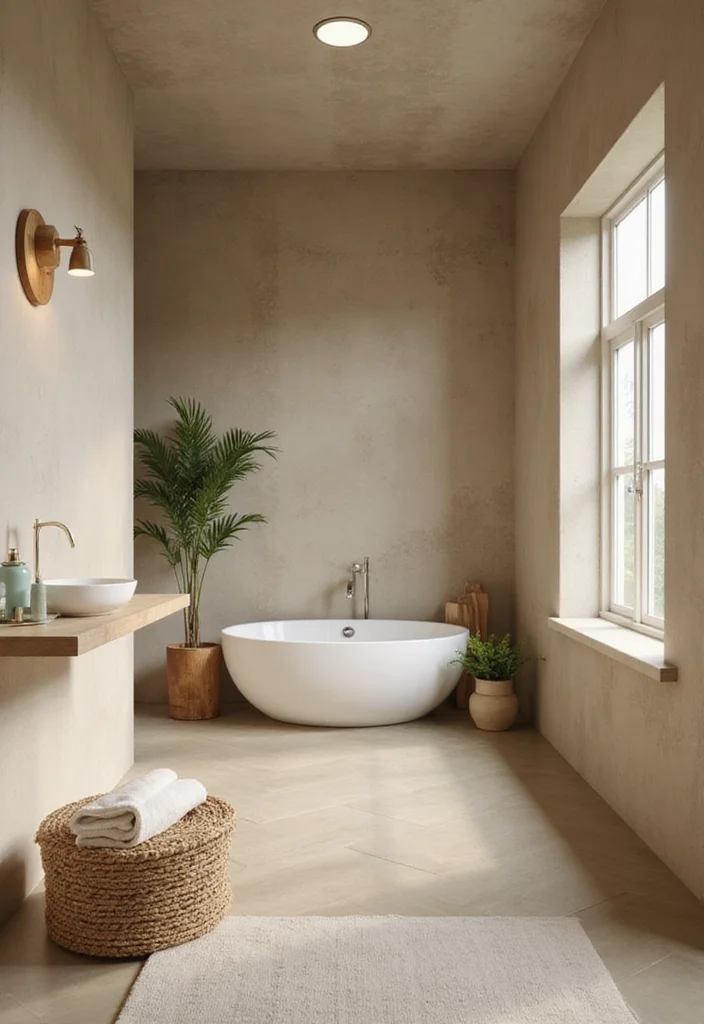 12 Nature Bathroom Ideas Inspired by Calm Earthy Tones - 4. Soft Earthy Color Palettes