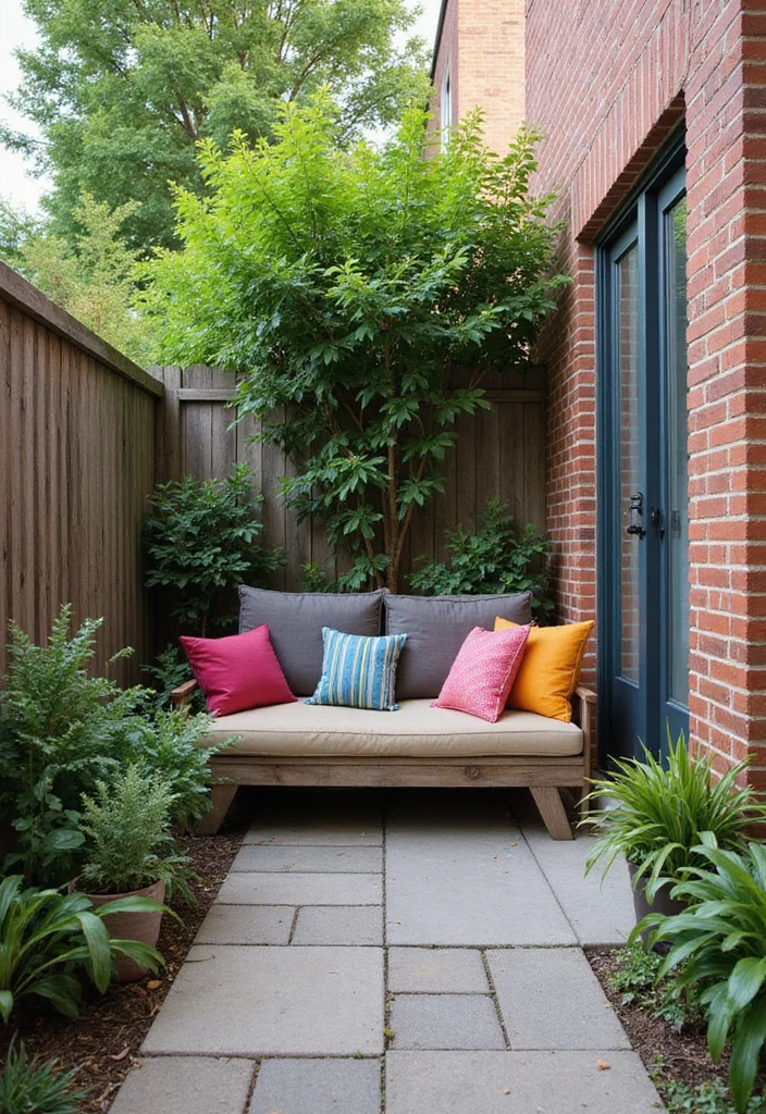 12 Side Backyard Ideas for Narrow Functional Layouts - 9. Seating Nooks: Relaxation Spots