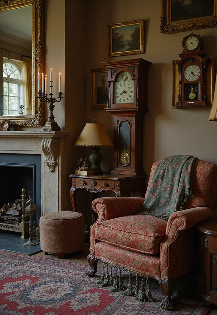 12 Traditional Living Room Decor Ideas for Timeless Comfort - 11. Antique Accessories