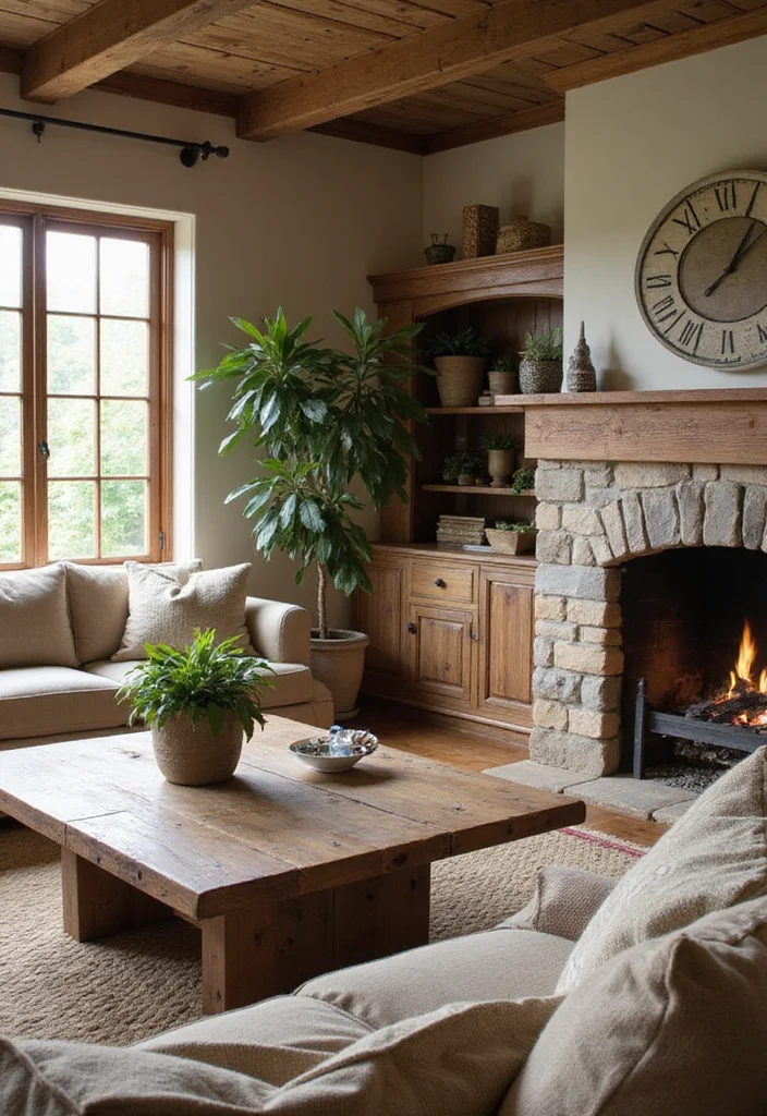 12 Traditional Living Room Decor Ideas for Timeless Comfort - 7. Natural Elements