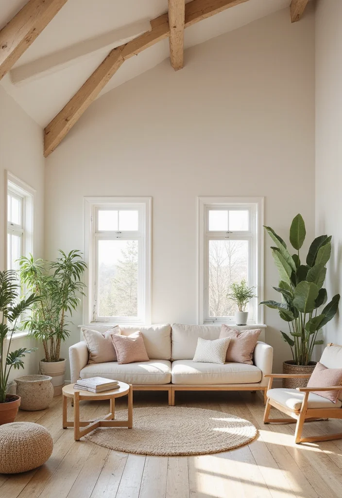 12 Upstairs Living Room Ideas for Functional Quiet Spaces - 1. Soft Color Palettes for Serenity