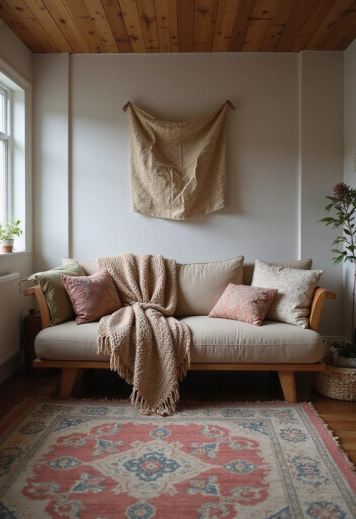 12 Upstairs Living Room Ideas for Functional Quiet Spaces - 3. Cozy Textures for Comfort