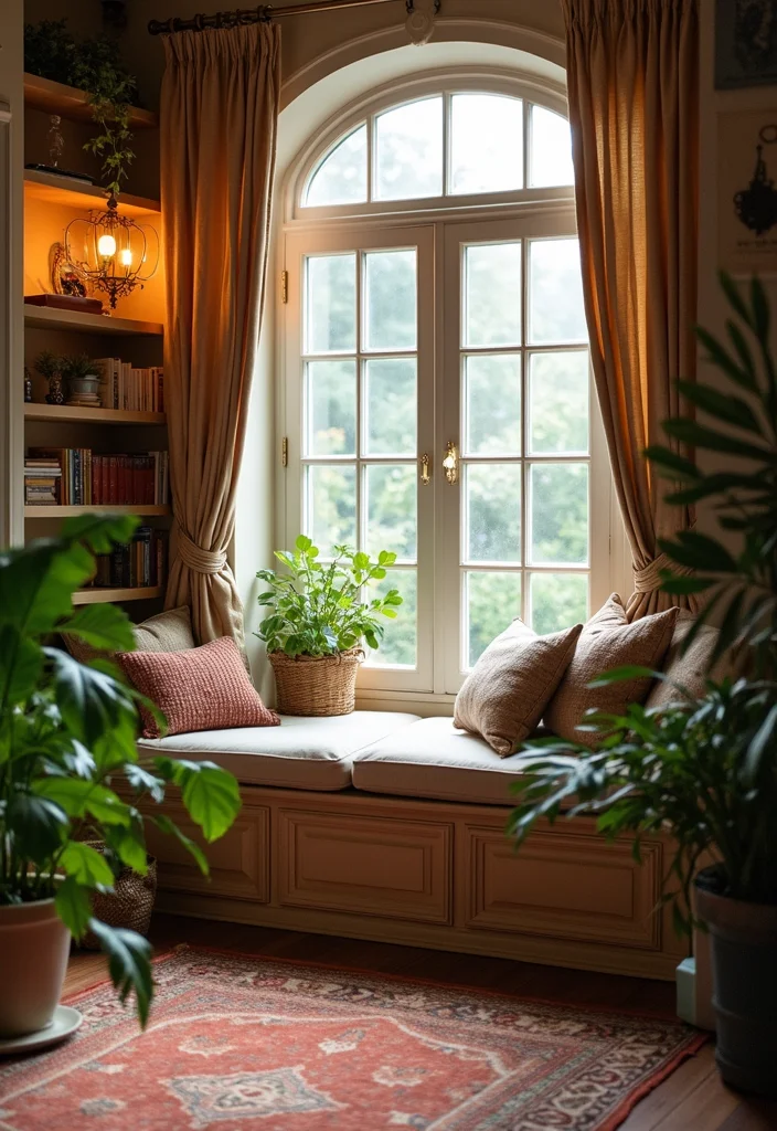 12 Window Seat Ideas Living Room for Cozy Built In Comfort - 12. Cozy Corner Retreats