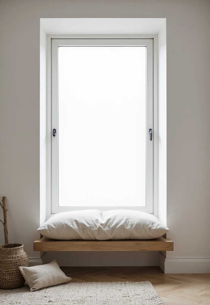 12 Window Seat Ideas Living Room for Cozy Built In Comfort - 4. Minimalist Designs