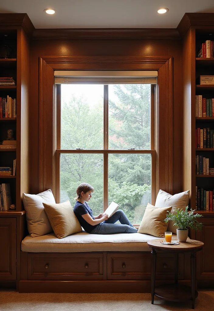 12 Window Seat Ideas Living Room for Cozy Built In Comfort - 7. Cozy Reading Nook