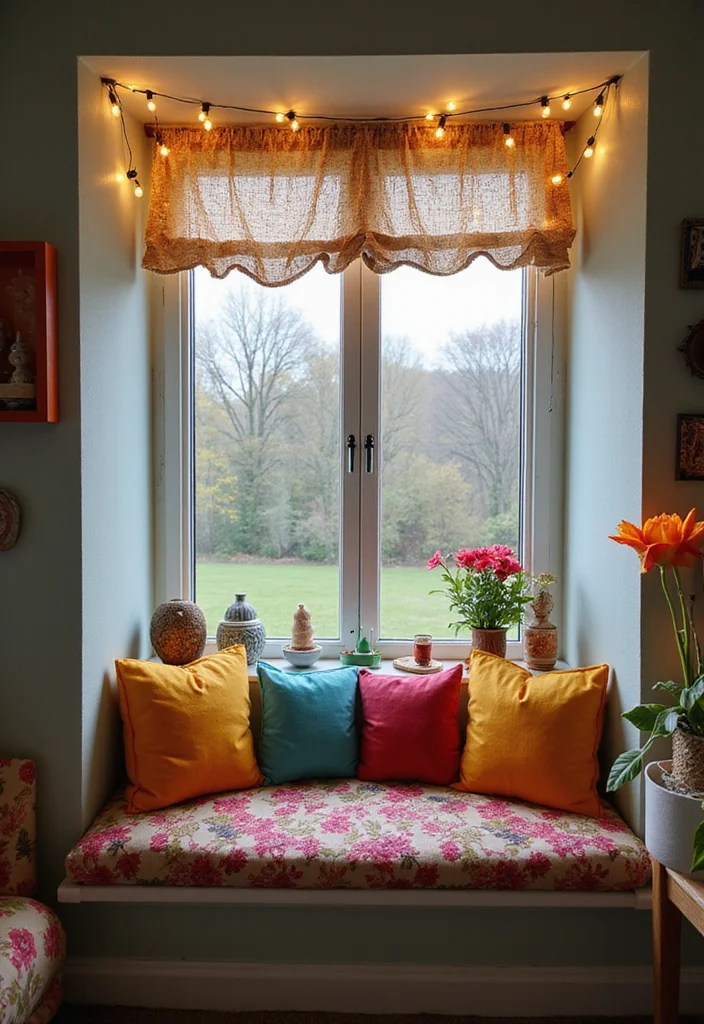 12 Window Seat Ideas Living Room for Cozy Built In Comfort - 8. Whimsical Touches