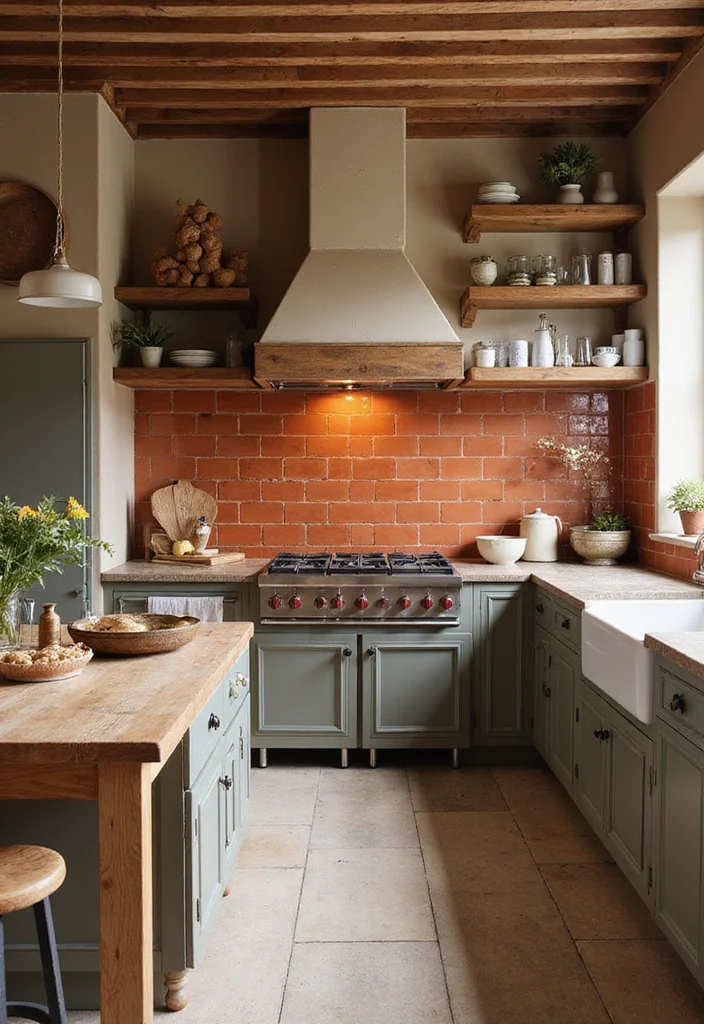 14 Kitchen Splashback Ideas for Bold Practical Design - 10. Terracotta Tiles